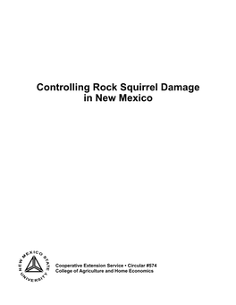 Rock Squirrel Damage in New Mexico