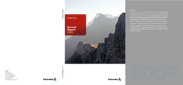 Rapport De Gestion Helvetia 2009