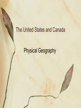 The United States and Canada