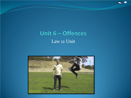 Chapter 7 – Offences