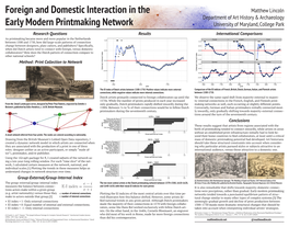 Foreign and Domestic Interaction in the Early Modern Printmaking Network