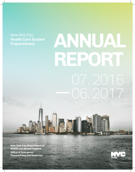 The New York City Health Care System Preparedness Annual Report