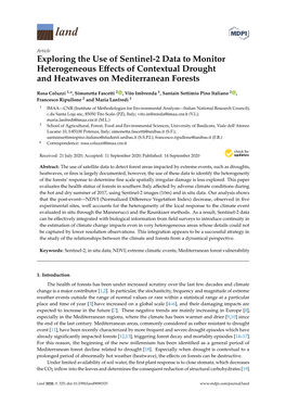 Exploring the Use of Sentinel-2 Data to Monitor Heterogeneous Effects of Contextual Drought and Heatwaves on Mediterranean Fores