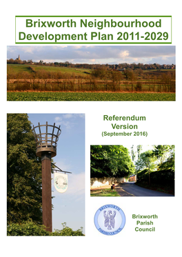 Referendum Version Brixworth Neighbourhood Plan September 2016