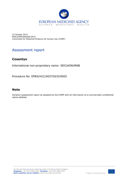 Cosentyx, INN- Secukinumab