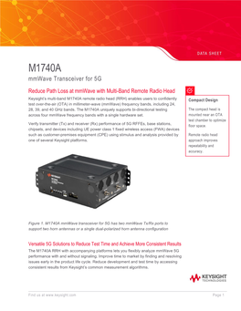 M1740A Mmwave Transceiver for 5G