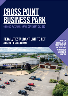 Retail/Restaurant Unit To