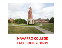 Navarro College Fact Book 2018-19 Navarro College Fact Bo0k