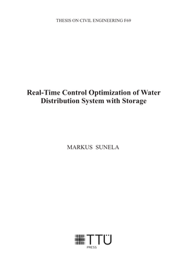 Real-Time Control Optimization of Water Distribution System with Storage