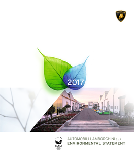 AUTOMOBILI LAMBORGHINI S.P.A ENVIRONMENTAL STATEMENT