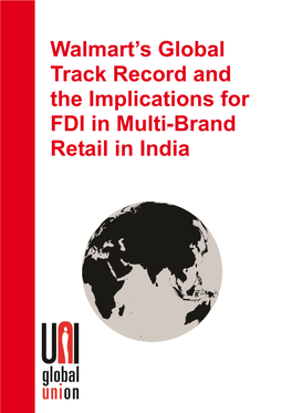 Walmart's Global Track Record and the Implications for FDI in Multi