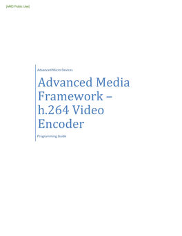 H.264 Video Encoder