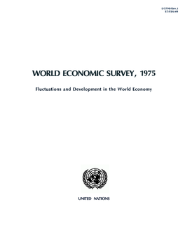 World Economic Survey, 1975