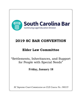 2019 Sc Bar Convention