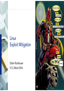 Linux Exploit Mitigation