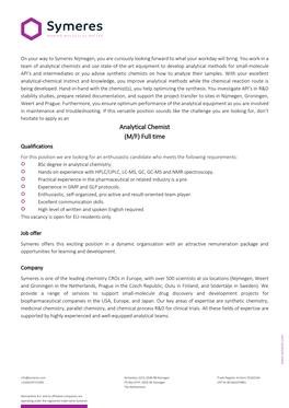 Analytical Chemist