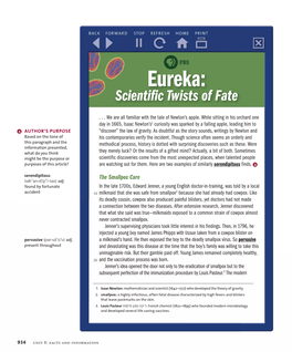 Eureka: Scientific Twists of Fate