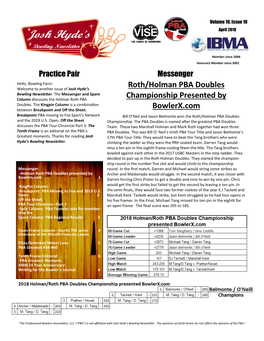 Roth/Holman PBA Doubles Championship
