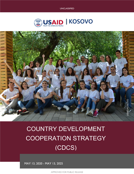 Country Development Cooperation Strategy (Cdcs)