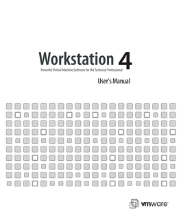 Vmware Workstation User's Manual