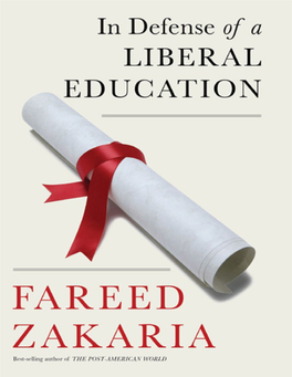 In Defense of a Liberal Education