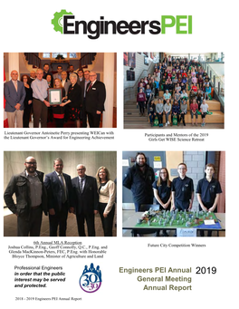 Engineers PEI Annual General Meeting Annual Report