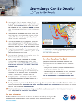 Storm Surge Can Be Deadly! 10 Tips to Be Ready