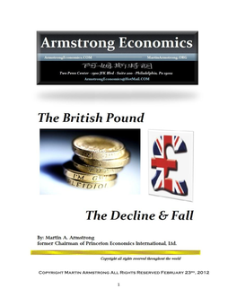 Armstrong Economics: the British Pound