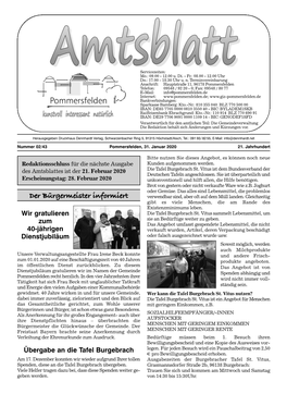 Amtsblatt Februar 2020