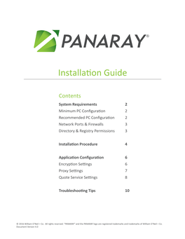 Installation Guide