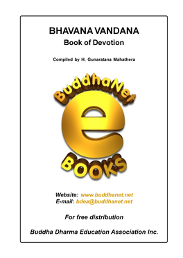 Bhavana Vandana: Book of Devotion