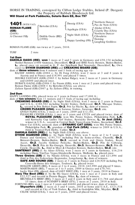 HORSE in TRAINING, Consigned by Conkwell Grange Stables (A