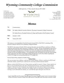 Wyoming Community College Commission