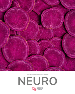 Neurosciences ANNUAL REPORT 2021