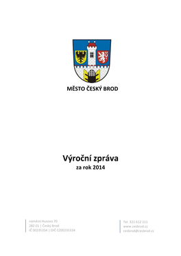 Výroční Zpráva Za Rok 2014