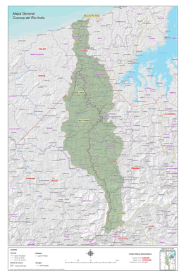 Mapa General Cuenca Del Río Indio