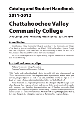 2011-2012 College Catalog