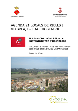 Agenda 21 Locals De Riells I Viabrea, Breda I Hostalric