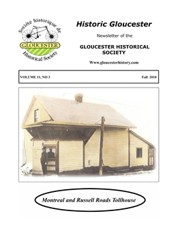 Historic Gloucester Volume 11 No 3.Pub