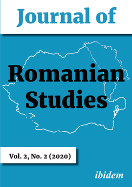 Vol. 2, No. 2 (2020) JRS 2:2 Journal Journal of Romanian Studies: Vol
