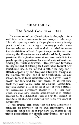CHAPTER IV. the Second Constitution, 1821