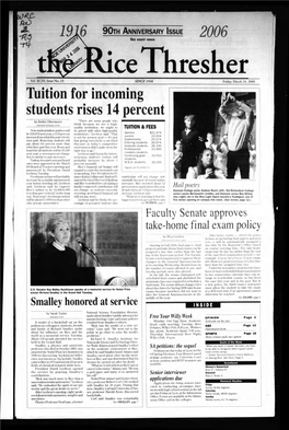 Tuition for Incoming Students Rises 14 Percent