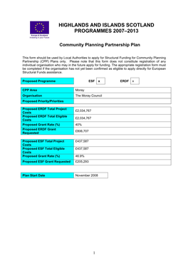 Highlands and Islands Scotland Programmes 2007–2013