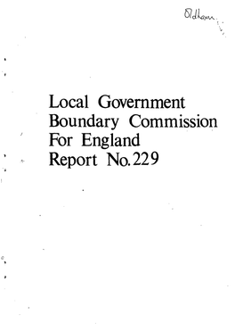 Local Government Boundary Commission for England Report No