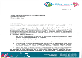 Future Role and Contribution of Regional Capitals to Australia Submission 31