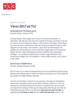 Våren 2017 På TLC