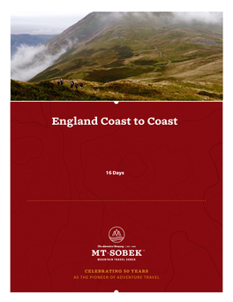 England Coast to Coast