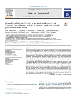 Insights from Quartz Single and Multiple Grain Luminescence Dating