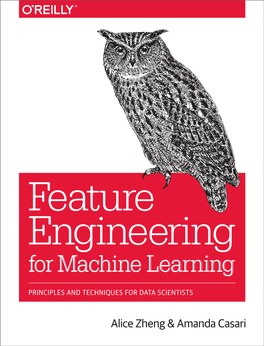 Feature Engineering for Machine Learning