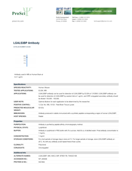 LGALS3BP Antibody